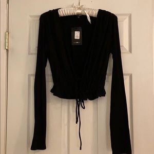 Fashion Nova..Front Tie Top
